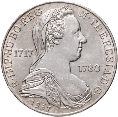 купить Австрия 25 шиллингов (shilling) 1967 250 лет со дня рождения Марии Терезии