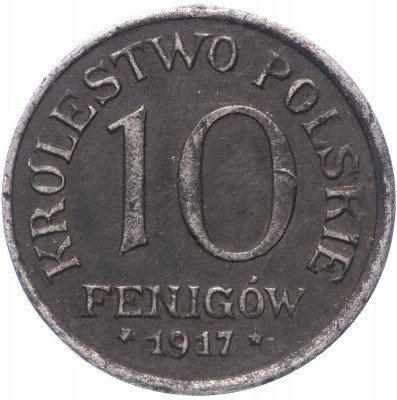 купить Польша 10 фенигов 1917