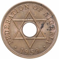 купить Нигерия 1 пенни 1959
