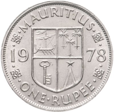 купить Маврикий 1 рупия (rupee) 1978 Елизавета II