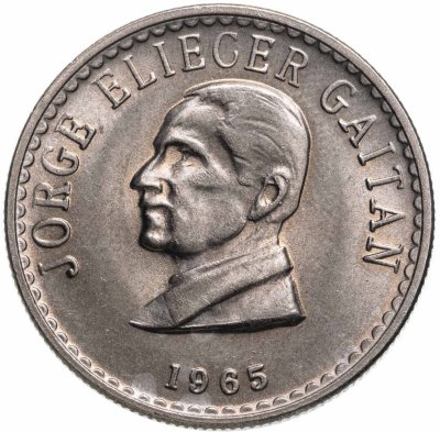 купить Колумбия 50 сентаво (centavos) 1965 "Хорхе Эльесер Гайтан"