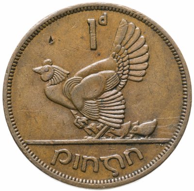 купить Ирландия 1 пенни (penny) 1964