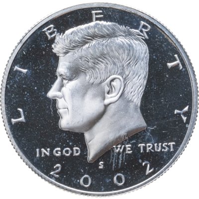 купить США 50 центов (1/2 доллара, half dollar) 2002 Proof Kennedy Half Dollar (Кеннеди) знак монетного двора "S" - Сан-Франциско