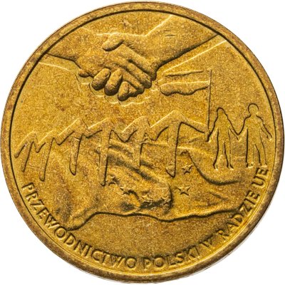 купить Польша 2 злотых 2011 "Председательство Польши в Совете Евросоюза"