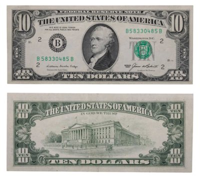 купить США 10 долларов 1985 B-Нью Йорк