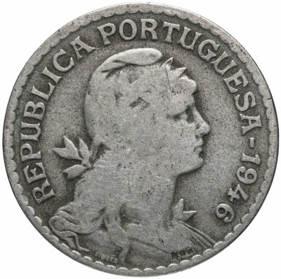 купить Португалия 1 эскудо (escudo) 1946