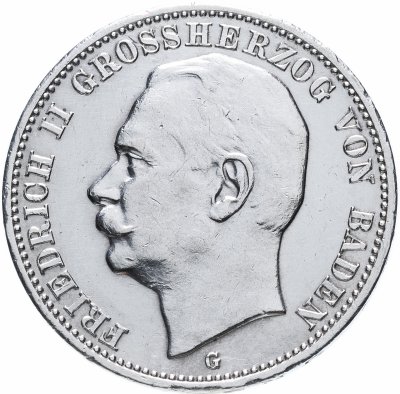 купить Германская Империя, Баден 3 марки 1914 G