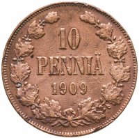 купить 10 пенни (pennia) 1909
