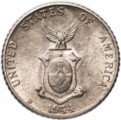 купить Филиппины 10 сентаво (centavos) 1944