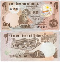 Купить Мальта 1 лира 1979 года (Pick 34a)