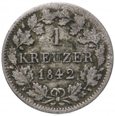 купить Германия, Бавария 1 крейцер 1842