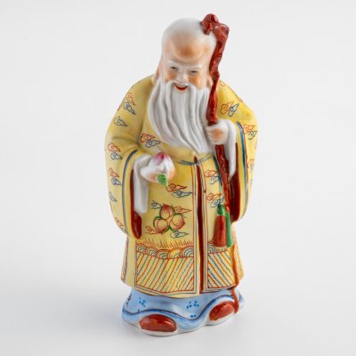 купить Статуэтка "Шоу-син", фарфор, роспись, деколь, Китай, 1970-1980 гг.