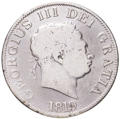 купить Великобритания 1/2 кроны 1819