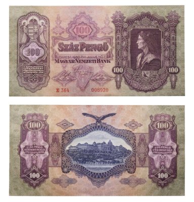 купить Венгрия 100 пенге 1930 год Pick 98 (E364008920)