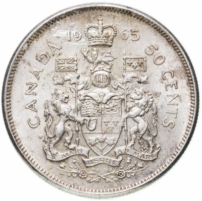 купить Канада 50 центов (cents) 1965
