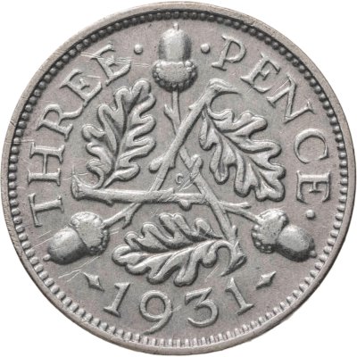 купить Великобритания 3 пенса (pence) 1931