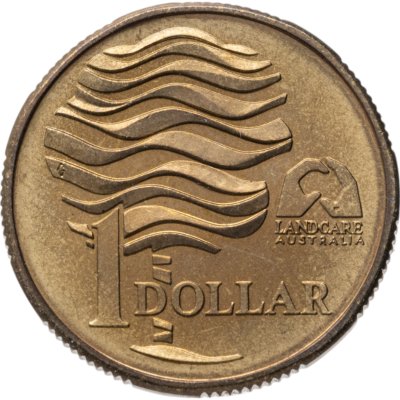 купить Австралия 1 доллар (dollar) 1993 "Landcare Australia — организация по защите окружающей среды"