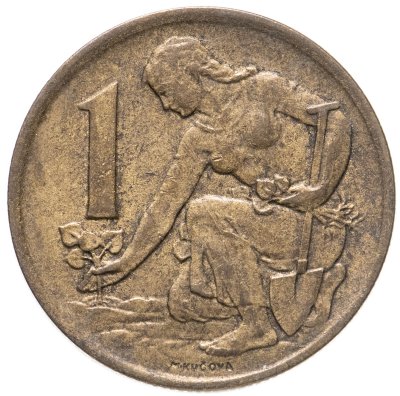купить Чехословакия 1 крона 1971