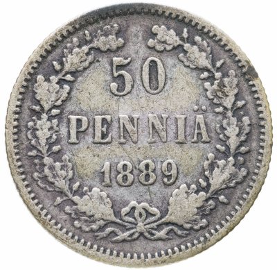 купить 50 пенни 1889 L, для Финляндии