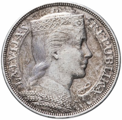 купить Латвия 5 латов 1929