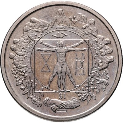 купить Сьерра-Леоне 1 доллар 2006 "Леонардо да Винчи Витрувианский человек"