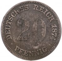 купить Германия 20 пфеннигов 1874 (A)