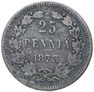 купить 25 пенни (pennia) 1873 S