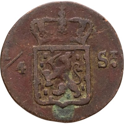 купить Голландская Ост-Индия 1/4 стювера 1826