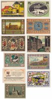Купить Германия (разные земли) набор из 11 нотгельдов 1920-1921