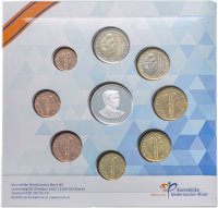 Купить Нидерланды набор из 9 монет 2018, в буклете