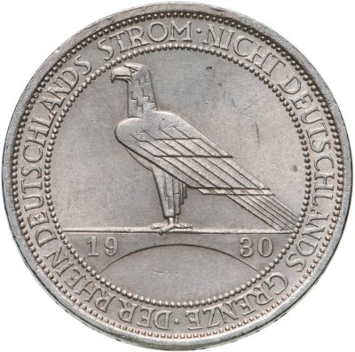 купить Германия 3 рейхсмарки 1930 A "Освобождение Рейнской области"