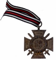 купить Почетный крест фронтовика Первой Мировой войны. 1914-1918, (Крест Гинденбурга), производитель Paul Schulze & Co Lubeck , металл, Германия, 1934г.