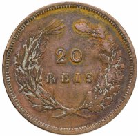 купить Португалия 20 рейс (reis) 1892
