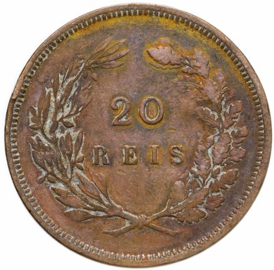 купить Португалия 20 рейс (reis) 1892