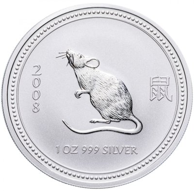 купить Австралия 1 доллар (dollar) 2007 UNC "Китайский календарь - Год крысы 2008 Лунар - лунный календарь"