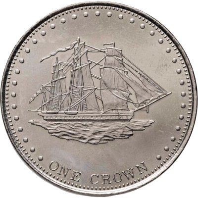 купить Тристан-да-Кунья, остров Столтенхоф 1 крона (crown) 2008 парусник