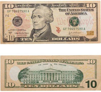 купить США 10 долларов 2004A год (Pick 520) F-Атланта