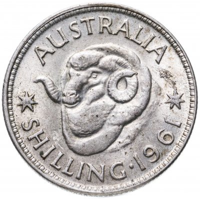 купить Австралия 1 шиллинг (shilling) 1961