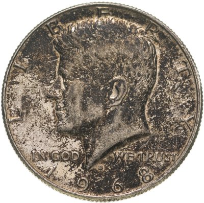 купить США 50 центов (1/2 доллара, half dollar) "Kennedy Half Dollar (Кеннеди)" 1968 "D"