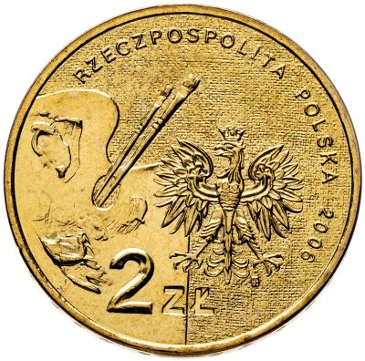 купить Польша 2 злотых (zlote) 2006 Художники Польши 19-20 века - Александр Герымский