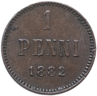 купить Финляндия 1 пенни 1882