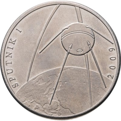 купить 2009 жетон из титана "Спутник 1 Космос" в капсуле