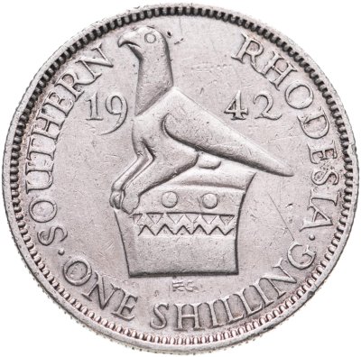 купить Южная Родезия 1 шиллинг (shilling) 1942