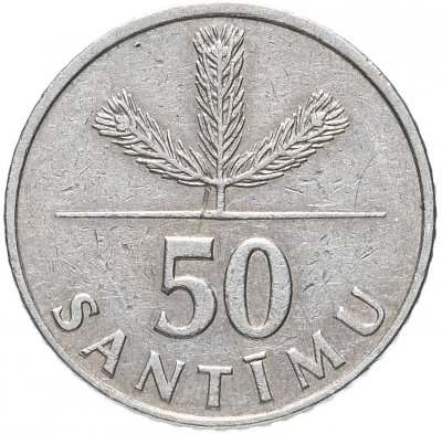 купить Латвия 50 сантимов (santimu) 1992