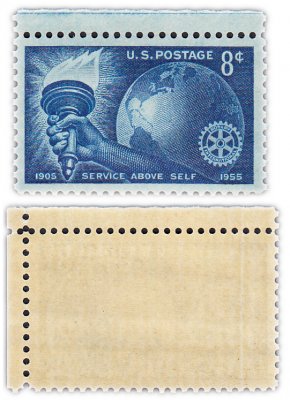 купить США 8 центов 1955 "50 лет со дня основания Ротари Интернэшнл"