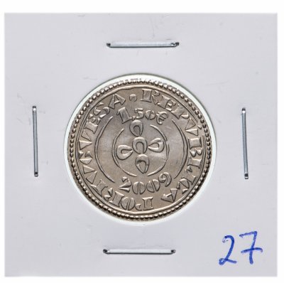 купить Португалия 1,5 евро 2009 Морабитино Санчо II