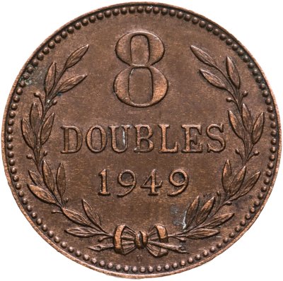 купить Гернси 8 дублей (doubles) 1949