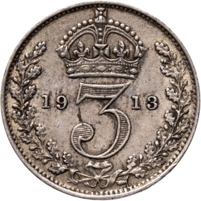 купить Великобритания 3 пенса (pence) 1913