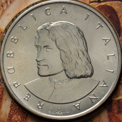 купить Италия 500 лир (lire) 1992 "500 лет со дня смерти Лоренцо ди Пьеро де Медичи" в памятном буклете