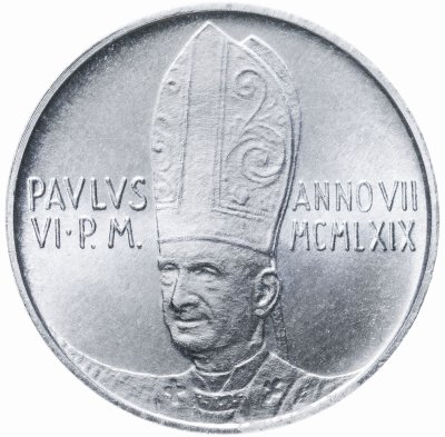 купить Ватикан 10 лир (lire) 1969